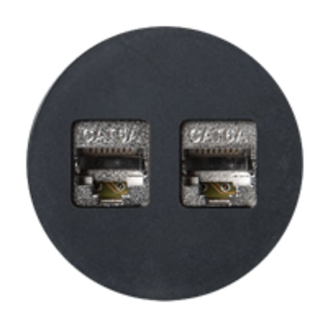 ROND - rond data port 2 (empty) retro/easy/back trimless black ano - 8800-2184 ROND - rond data port 2 (empty) retro/easy/back trimless black ano - 8800-2184