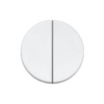 ROND - rond interrupteur 2x va-et-vient retro/easy/back trimless basic white - 8880-2241