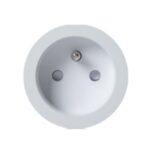 ROND - rond prise 2P+T retro/easy/back small trim basic white - 8800-2053