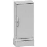 Plinthe polyester renforcé boîtier, finition gris