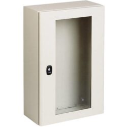 SAREL - coffret modulaire S3DM H700xL500xP150 porte vitrée - NSYS3DM7515T