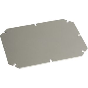Détails visibles de Platine de montage en tôle 341x291 mm pour Accessoires pour tableaux électriques