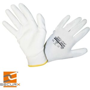 SECURX - Gants de sécurité - polyurethane/nylon - LIGHT GRIP / 9 - SX 7077P09