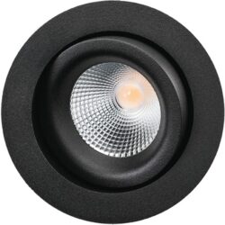 SG Lighting - JUNISTAR LUX Noir 7W led 2700K CRI98 220-240V 500lm 100000u 42° dim - 902506
