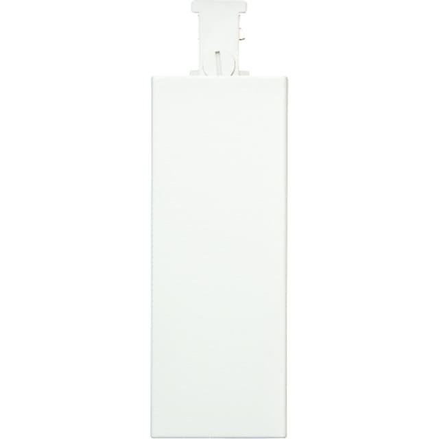 Embout conducteur rail blanc SG Lighting Zip 230V détail produit Embout conducteur rail blanc, configuration visible