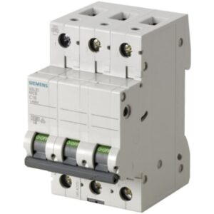Détails visibles de Disjoncteur tripolaire courbe C 16A 4,5kA 400V pour Disjoncteurs tripolaires,3P