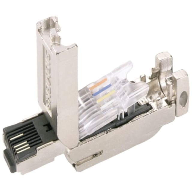 SIEMENS - SIMATIC NET IE FC RJ45 PLUG 180 CONNECT. RJ45 AVEC BOITIER DE METAL ROBUSTE ET T - 6GK19011BB102AE0