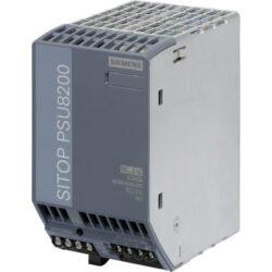Alimentation stabilisée triphasée 24 V 20 A, configuration visible