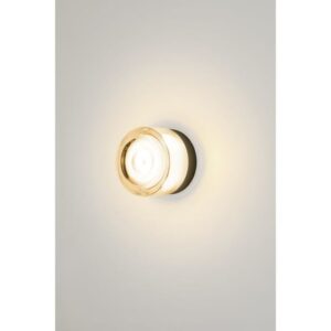 Détails visibles de Applique plafonnier LED CYFT WAVE ambre noir pour Appliques murales intérieures