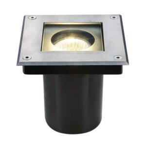 SLV Belgium - Dasar Square GU10 spot encastré sol 35W 230V IP67 couverture inox - 229374