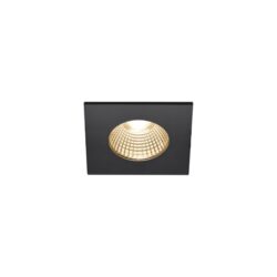SLV Belgium - Encastré outdoor de plafond Patta-I LED carré DL IP65 noir 1800-3000K - 1002101