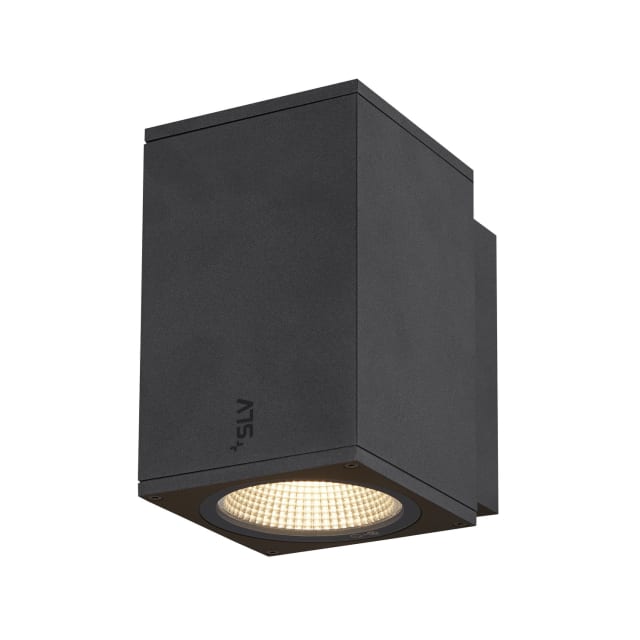 SLV Belgium - Enola square M applique apparente single LED outdoor anthracite - 1003417