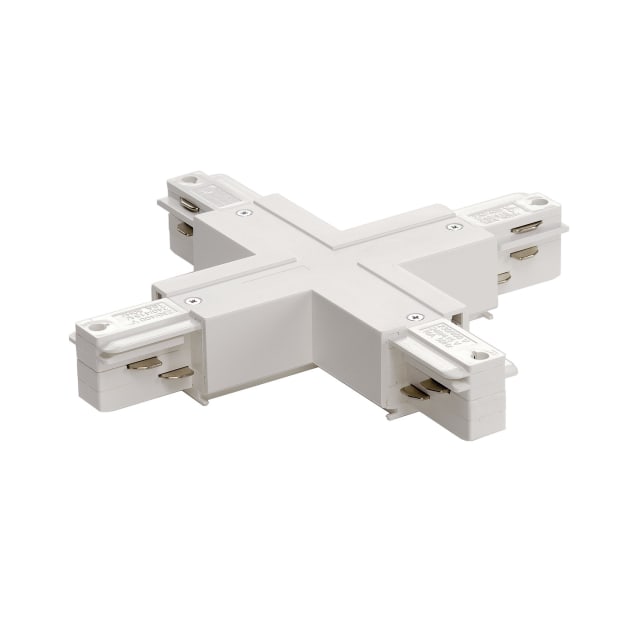 SLV Belgium - Eutrac connecteur en X blanc RAL9016 - 1001522 SLV Belgium - Eutrac connecteur en X blanc RAL9016 - 1001522