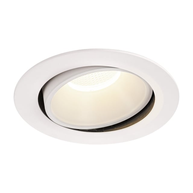 SLV Belgium - Numinos move DL XL plafonnier encastré LED blanc/blanc 4000K 40° inclin/pivo - 1003761
