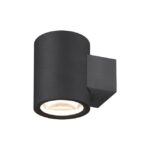 Applique murale LED noire Oculus Up/Down, configuration visible