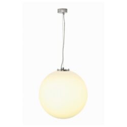 SLV Belgium - Rotoball suspension 1x max. 24W E27 230V D=50cm gris argent/blanc - 165400