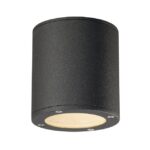 SLV Belgium - Sitra Ceiling downl. apparent plafond 1x max 9W Gx53 230V D=10cm anthracite IP44 - 231545