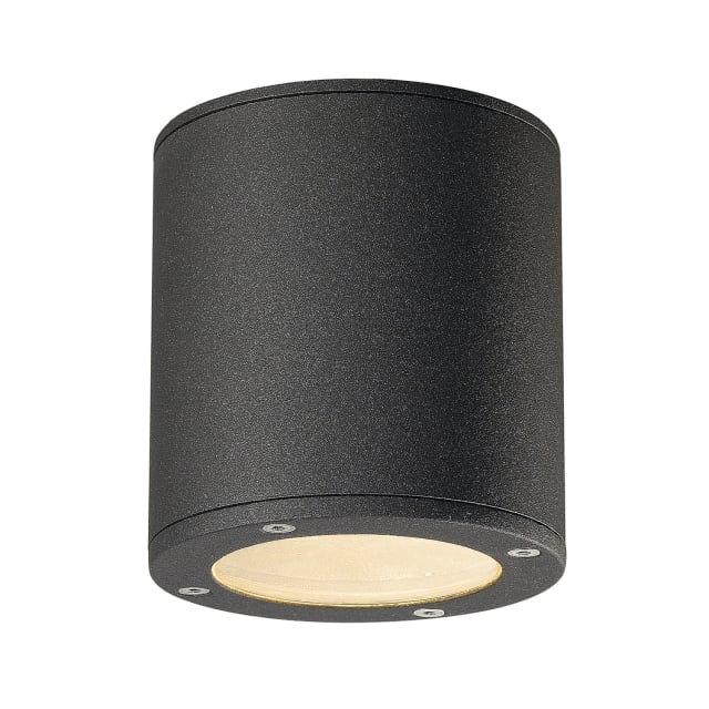 SLV Belgium - Sitra Ceiling downl. apparent plafond 1x max 9W Gx53 230V D=10cm anthracite IP44 - 231545 SLV Belgium - Sitra Ceiling downl. apparent plafond 1x max 9W Gx53 230V D=10cm anthracite IP44 - 231545
