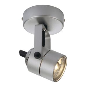 orientable apparent GU10 230V gris argent, configuration visible