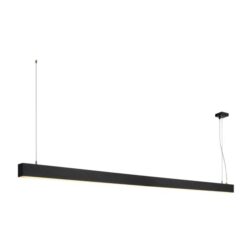 SLV Belgium - Suspension Glenos noir mat 2m 103W 3000K - 1001406