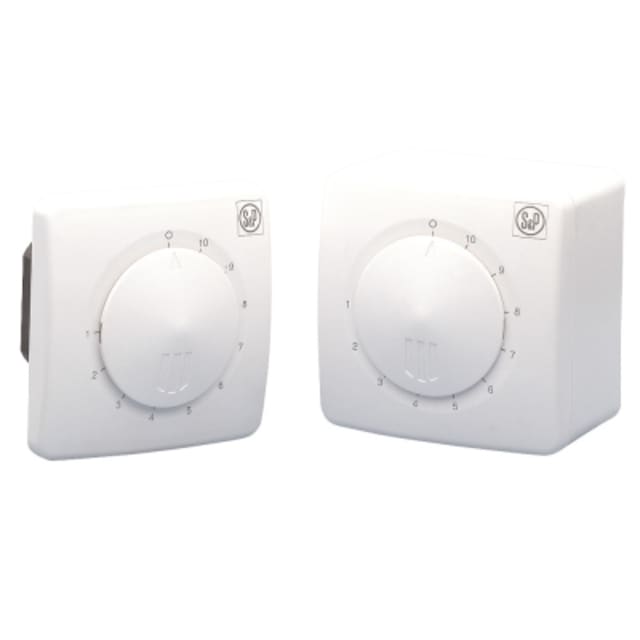 Régulateur de tension électronique SOLER EN PALAU REB-N détail produit Détails visibles de Régulateur de tension électronique encastré 2,5 A REB-2.5 pour Commandes de ventilation
