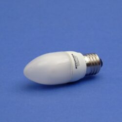 Ampoule flamme E27 7W 2700K 330lm, configuration visible