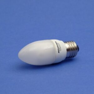 Ampoule flamme E27 7W 2700K 330lm, configuration visible