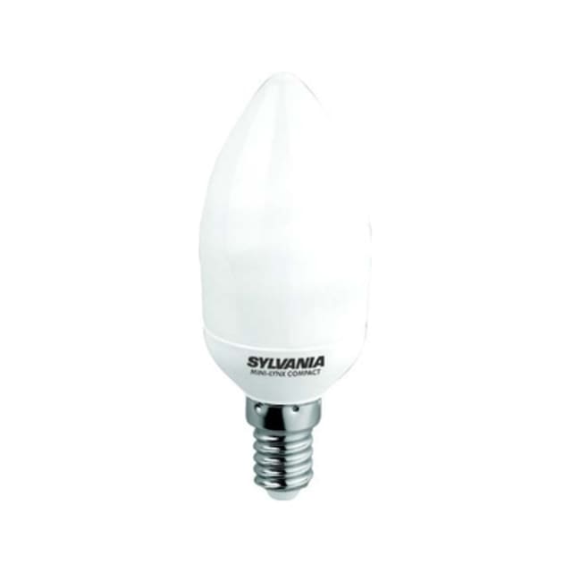 SYLVANIA - Mini-lynx Compact Candle 10KHR 7W E27 827 - 0031479