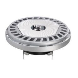 Ampoule LED AR111 dimmable 10W G53 827 25°, configuration visible
