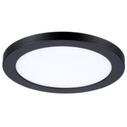 Détails visibles de Bague accessoire pour downlight acier noir 165 mm pour Accessoires pour éclairage technique