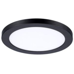 Détails visibles de Bague accessoire downlight acier noir 295 mm pour Accessoires pour éclairage technique