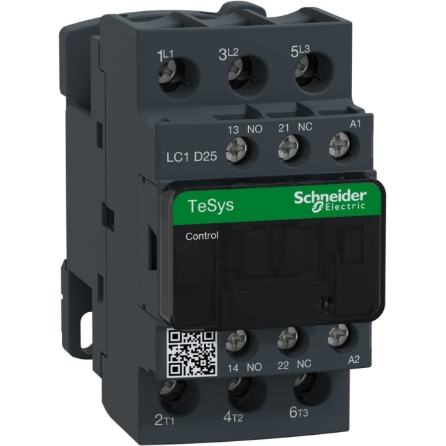 Schneider Automation - Contacteur 25a ac3 3 pôles 1 no + 1 nc 220 vac 50/60hz tesys modèle d - LC1D25M7