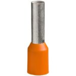 Embout de câblage long 4 mm² orange, configuration visible