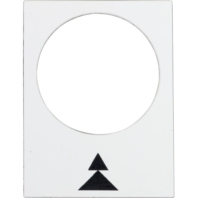 Schneider Automation - Étiquette - 30 x 40mm - blanc - droite PV-GV - ZB2BY4909