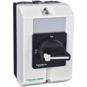 Détails visibles de Interrupteur-sectionneur en coffret Vario 3P 10A pour Interrupteurs-sectionneurs