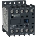 Schneider Automation - contacteur TeSys LC1-K - 3P - AC-3 440V 6 A - bobine 24 V CA - LC1K0610B7