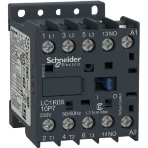 Schneider Automation - contacteur TeSys LC1-K - 3P - AC-3 440V 6 A - bobine 24 V CA - LC1K0610B7