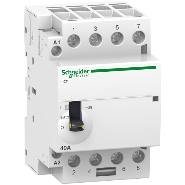 Schneider Distribution - Contacteur 40A-4P-230V-MAN-4NO - A9C21844
