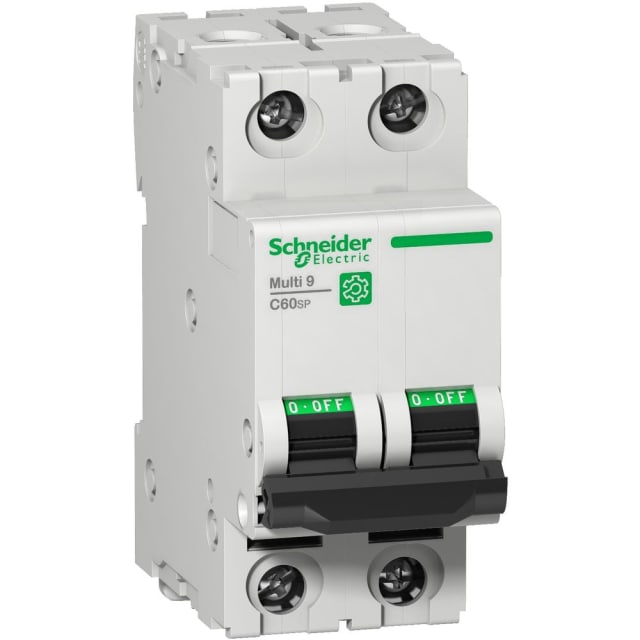 Schneider Distribution - MULTI9 C60SP 2P B 25A 10KA UL1077 - M9F21225