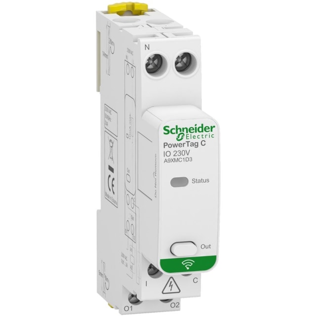 Schneider Distribution - Module PowerTag C entrée / sortie digitale - A9XMC1D3