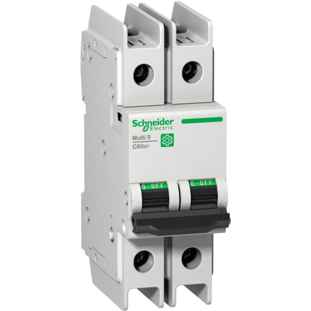 Schneider Distribution - Multi 9 - C60BP - disjoncteur - 2P - 2 A - Courbe C - 480Y/277 V - 10 kA - UL489 - M9F42202