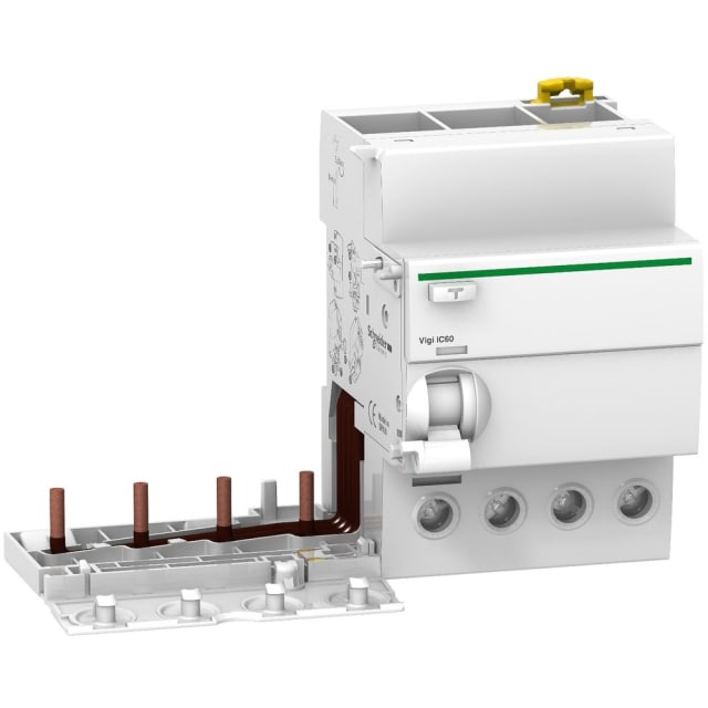 Schneider Distribution - bloc différentiel Vigi iC60 4P 63 A 100 mA type CA - A9V12463