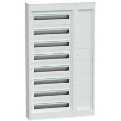 Schneider Residential - PrismaSeT S - Coffret modulaire avec gaine - 8x24 modules - sans porte - blanc - LVSSD824