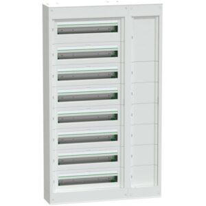 Détails visibles de Coffret modulaire avec gaine 8x24 sans porte pour Coffrets encastrés