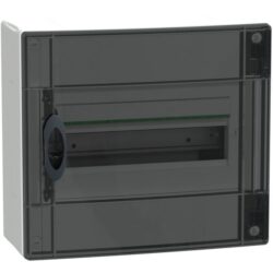 Schneider Residential - PrismaSeT XS - coffret en saillie - 1 rangée - 13M - porte transparente - blanc - LVSXM113