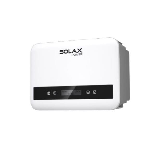 Onduleur solaire monophasé 2 Solax détail produit Onduleur solaire monophasé 2 kW 1 MPPT, dimensions 290 × 206 × 120 mm