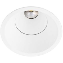 Détails visibles de Spot encastrable orientable dimmable IP65 blanc pour Spots encastrés