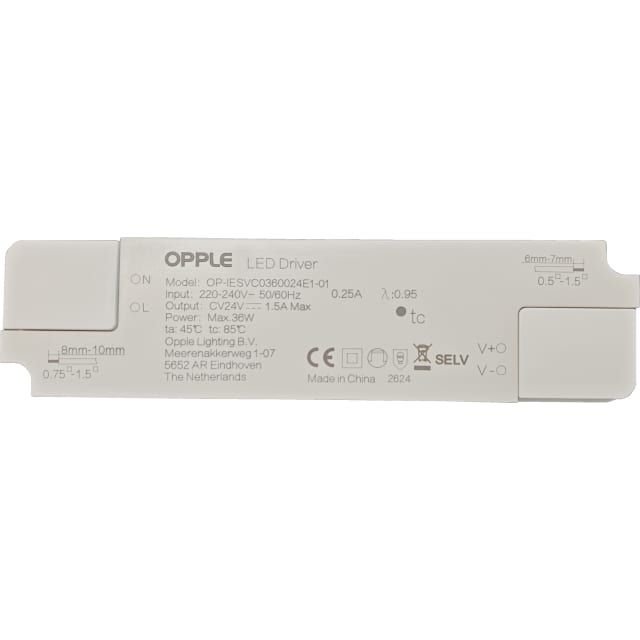 TECHNOLUX - LEDDriver 24V-36W - 820009007900 TECHNOLUX - LEDDriver 24V-36W - 820009007900