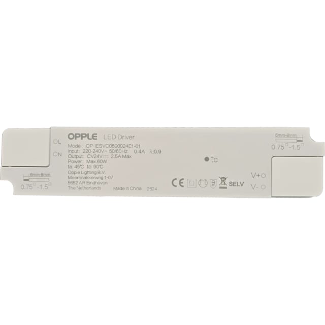 TECHNOLUX - LEDDriver 24V-60W - 820009008000 TECHNOLUX - LEDDriver 24V-60W - 820009008000