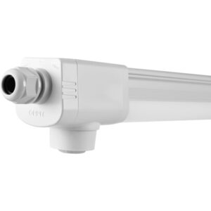 Réglette LED étanche 22/34W 4000K, configuration visible